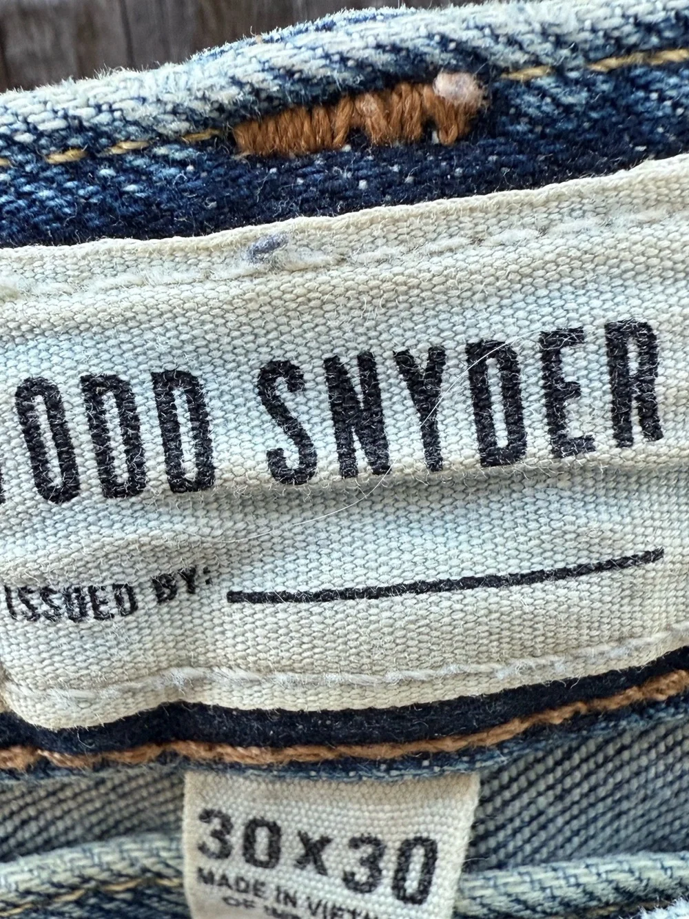 Todd Snyder skinny fit jeans